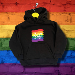 Blusa Moletom Canguru com Bolso e Capuz LGBT+ - Orgulho na internet