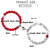 Imagem do Pulseiras Magnéticas tipo coração para Casais