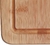 Tábua para Corte Bamboo Pequena com Pegador 20 x 38.5cm Cuttero