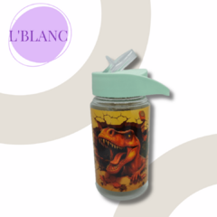 BOTELLA DINO CON PICO REBATIBLE 400ML