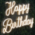 Happy Birthday Neon Led Decoração Festas Luminária Acrílico - comprar online