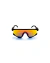 Óculos de sol ROOAH Sonic - Preto e Azul/ Lente Fire espelhada - comprar online