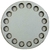 Imagen de bases madera circular