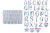 MOLDE DE LETRAS CURSIVAS C/ FIGURAS