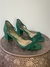 Sandália Verde UZA Shoes na internet