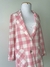 Casaco Xadrez Rosa Talita Kume - comprar online