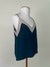 NOVA Blusa Animale Bicolor Lilás e Azul Marinho - comprar online
