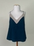 NOVA Blusa Animale Bicolor Lilás e Azul Marinho