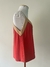 NOVA Blusa Animale Bicolor Bege e Laranja - comprar online