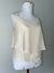 Blusa Camadas 100% Seda Ateen Off White - comprar online
