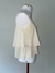 Blusa Camadas 100% Seda Ateen Off White - Bazar Friends And Family