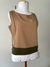 NOVA Blusa Verde e Bege Miss Dorothy - comprar online