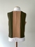 NOVA Blusa Verde e Bege Miss Dorothy - Bazar Friends And Family