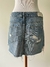 Saia Jeans Pérolas Zara - loja online