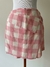 Shorts Saia Xadrez Rosa Talita Kume