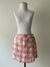 Shorts Saia Xadrez Rosa Talita Kume - comprar online