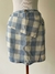 NOVO Shorts Saia Xadrez Azul Talita Kume - comprar online
