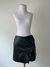 Shorts Saia Couro Falso Babados Talita Kume - comprar online