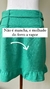 Saia Verde Babado Oxo Paxo - Bazar Friends And Family