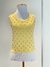 Blusa Tricô Amarela com Strass