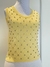 Blusa Tricô Amarela com Strass na internet