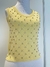 Blusa Tricô Amarela com Strass