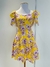 Vestido Floral Amarelo Talita Kume