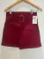 NOVO Shorts Alfaiataria Vinho