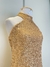 NOVO Vestido Paetê Dourado na internet