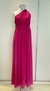 Vestido Festa Pink Um Ombro Só