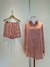 NOVO Conjunto Camisa e Shorts Rosa Bebê