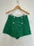 Shorts Tweed Verde