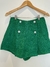 Shorts Tweed Verde - comprar online
