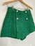 Shorts Tweed Verde na internet