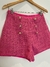 Shorts Tweed Rosa - comprar online