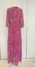 Vestido Longo Rosa Floral Talita Kume na internet
