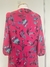 Vestido Longo Rosa Floral Talita Kume - Bazar Friends And Family
