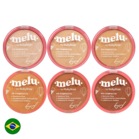 Pó Facial Compacto Melu