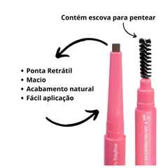 Lapis De Sobrancelha 2x1 c/ escova Ruby Rose