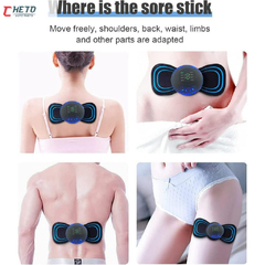 Mini Massageador Elétrico Portátil