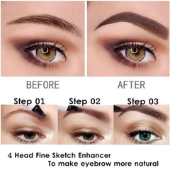 5 cores caneta para sobrancelha