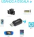 Receptor Bluetooth Áudio Adaptador P2 - Radar Distribuicao de Informática 