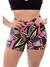 Bermuda Short Legging Feminina Estampada - Fusca Prata Loja de Variedades