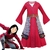 Imagen de DISFRAZ VESTIDO MULAN GUERRERA