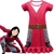 DISFRAZ VESTIDO MULAN GUERRERA