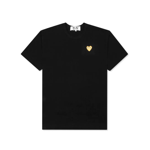 Camisa Polo Comme Des Garçons Play Gold Heart Emblem