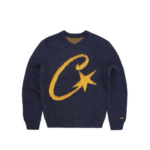 Suéter Corteiz C Star Mohair Knitted