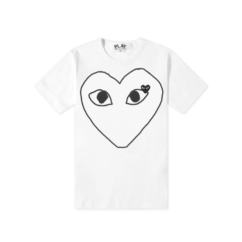 Camiseta Comme Des Garçons Big Peeping Heart