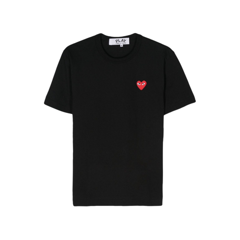 Camisa Polo Comme Des Garçons Play Black Heart Emblem