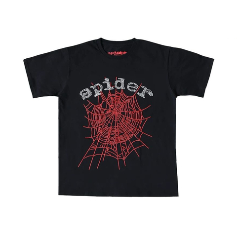 Camiseta Sp5der Rhinestone